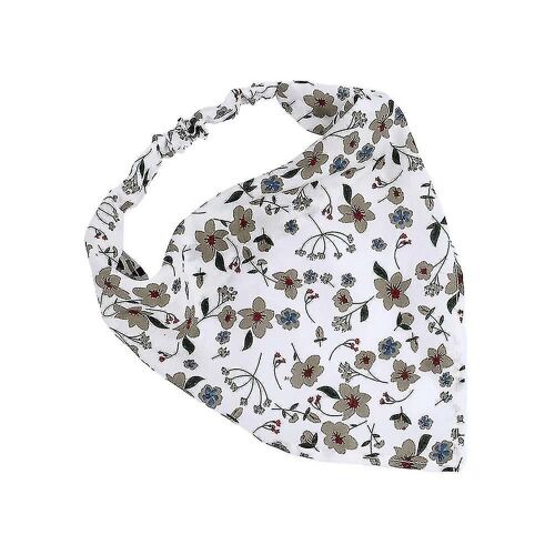 Imprimé Floral Bandanas Foulard Coiffure Enveloppement Élastique Bandeaux Chiffon Bandeaux