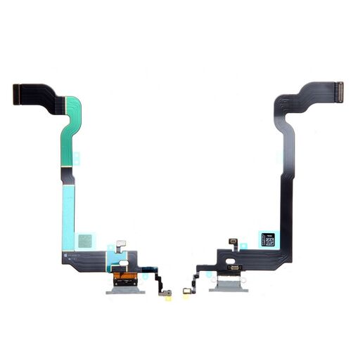Nappe Dock Flex Connecteur De Charge Gris + Micro + Antenne Pour Iphone X