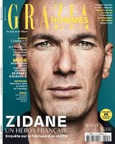 Grazia 5 Hors Série Hommes Zidane
