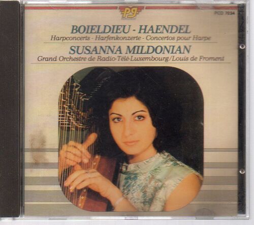 Cd Susanna Mildonian Grand Orchestre De Radio Télé Luxembourg Louis De Froment Boieldieu Haendel