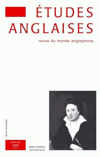 Etudes Anglaises N° 61/1, Janvier-Mar