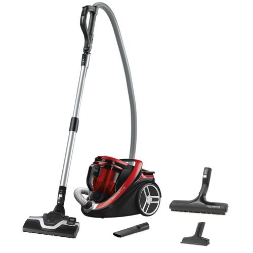 Rowenta SILENCE FORCE RO7649EA Cyclonic Parquet - Aspirateur - traineau - sans sac - rouge royal