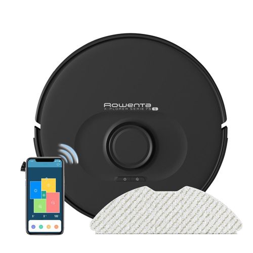Rowenta X-Plorer S75S RR8575WH Animal & Allergy 4in1 - Aspirateur - robot - sans sac - noir