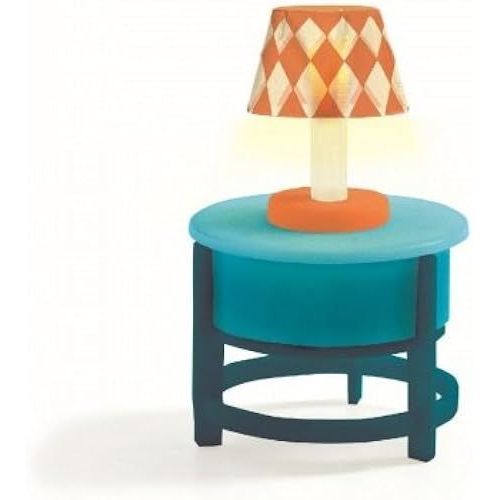 La Lampe Sur Table Ronde Maison De Poupées - Djeco