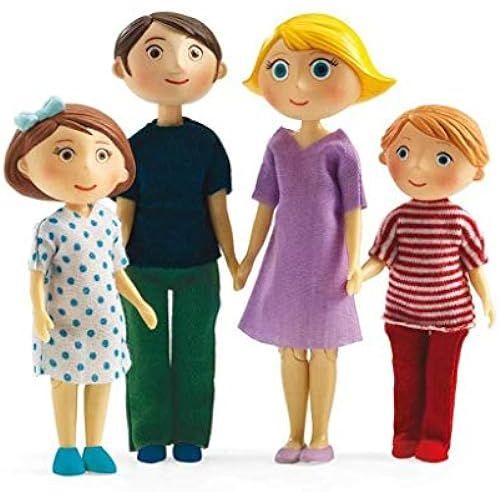 La Famille De Gaspard & Romy Maison De Poupées - Djeco