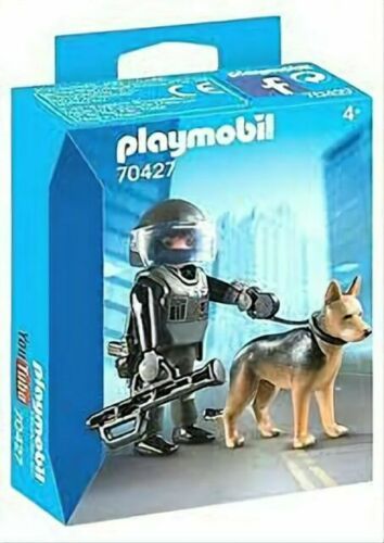 Playmobil City Action 70427 - Le Policier Des Forces Spéciales Avec Son Chien