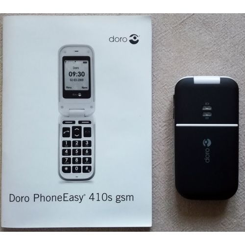 Doro PhoneEasy 410s GSM Noir/Blanc