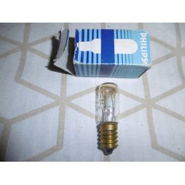 AMPOULE LAMPE 220/230V. 15W E 14 TUBE 18X51mm PHILIPS