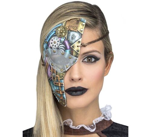Mi-Masque Steampunk Multicouleur