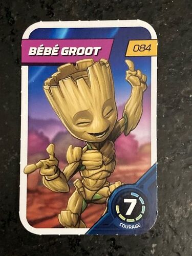 Carte Leclerc Marvel - Défie Tes Héros N°84 : Bébé Groot