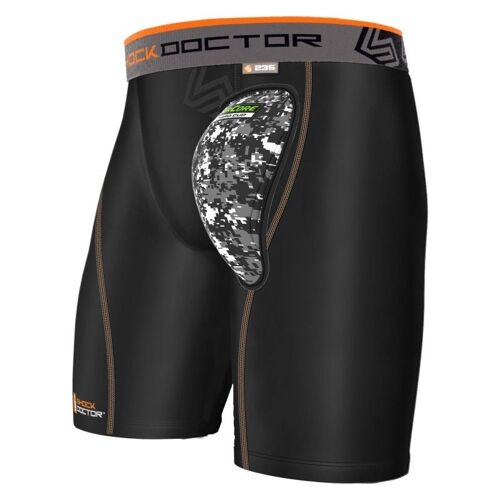 Coquille De Baseball Shock Doctor Air Core Ultra Souple Avec Short Noir