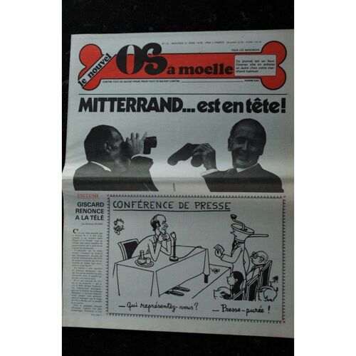 Le Nouvel Os À Moelle N° 12 - 21 Avril 1976 -