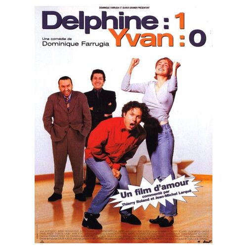 Affiche Cinéma Originale "Delphine 1 - Yvan 0" 60x80cm Pliée