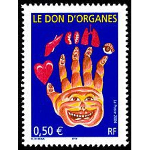 Timbre Le Don D'organes (Emission De 2004)