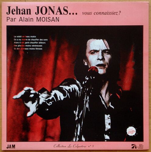 Jehan Jonas...Vous Connaissiez ?