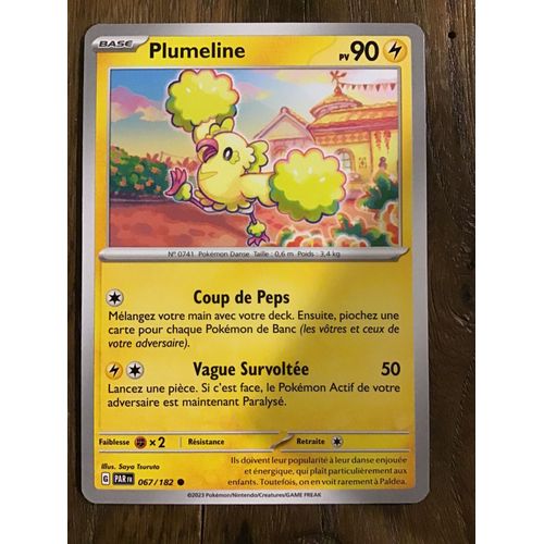 Carte Pokemon Faille Paradoxe Plumeline 067/182