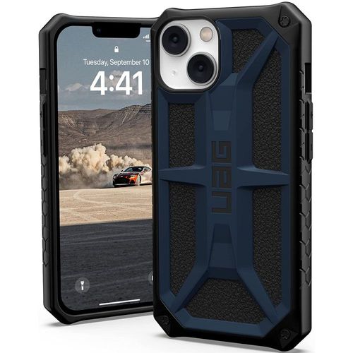 Coque Uag Série Monarch Pour Iphone 14+ Métal Bleu Mallard