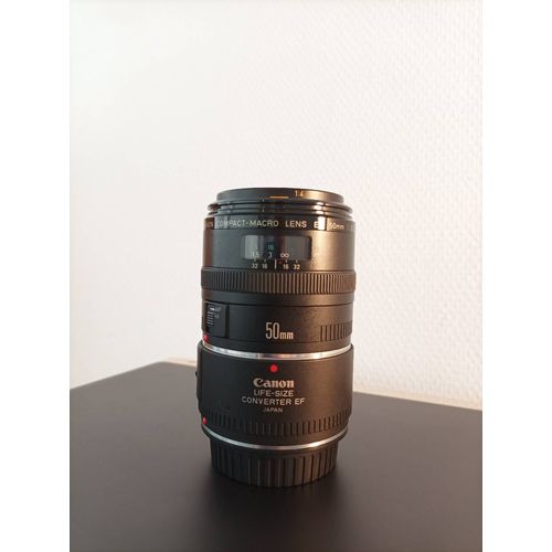 Canon EF 50 mm 2.5 macro & Canon life size converter ef