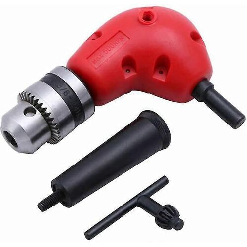 Fixation de perceuse à angle droit 0.8-10mm 90 degrés tige ronde angle droit extension accessoire coin trois mandrin de mâchoire outil de réparation d'espace étroit avec