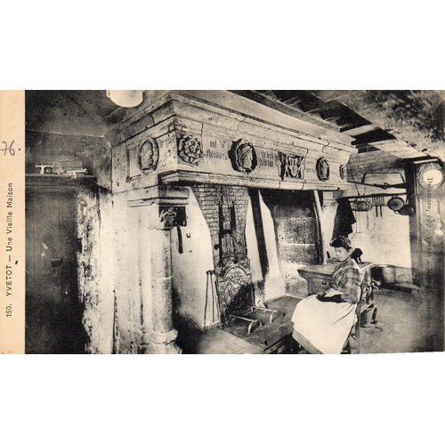 Carte Postale Ancienne - Annee 1912 - Ecrite Et Timbree N° 159 - Yvetot - 76 - Une Vieille Maison