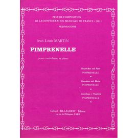 Jean-Louis Martin, Pimprenelle Pour Contrebasse Et Piano