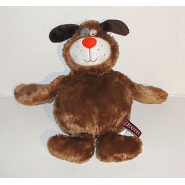 Doudou Chien Lapin Sigikid Eltern - Peluche Chien Marron Nez Orange 30 Cm