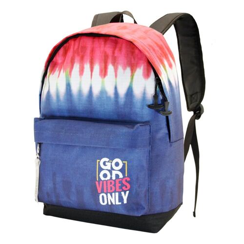 Oh My Pop! Good Vibes Denim Sac à dos ECO 2.0, Bleu