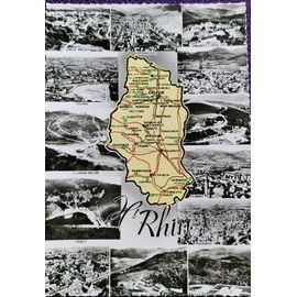 Carte Postale Ancienne Département Du Haut Rhin
