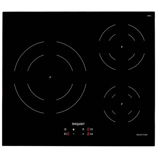 Exquisit Flex-Induction EKI 630 fabriqué en Espagne Maxi-Zona 28 cm Minuteur 7200 W 3 zones