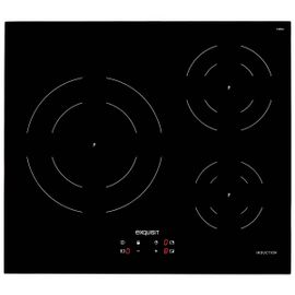 Exquisit Flex-Induction EKI 630 fabriqué en Espagne Maxi-Zona 28 cm Minuteur 7200 W 3 zones