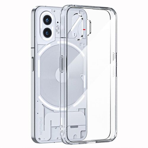 Coque Transparente Pour Nothing Phone 2, Étui De Protection Transparent En Tpu Souple Pour Pc Dur, Housse Transparente Antichoc Anti-Chute Pour Nothing Phone 2