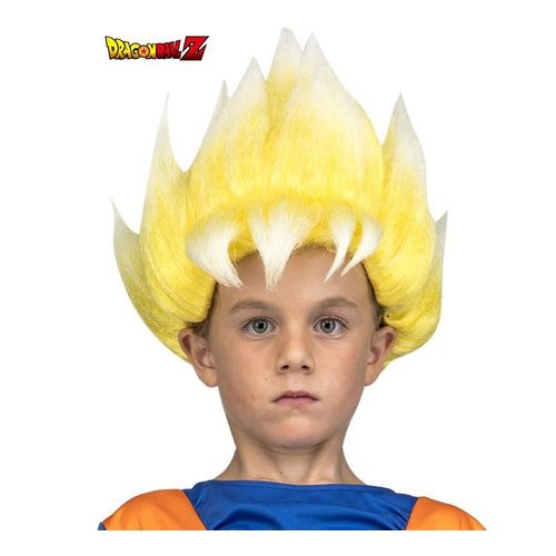 Perruque De Saiyan Son Goku De Dragon Ball En Boîte Pour Enfant (Taille Unique Enfants)
