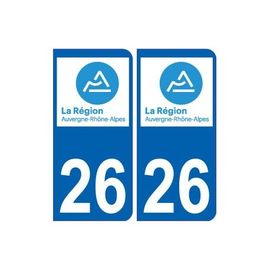 Autocollant Plaque D'immatriculation - Mon Blason