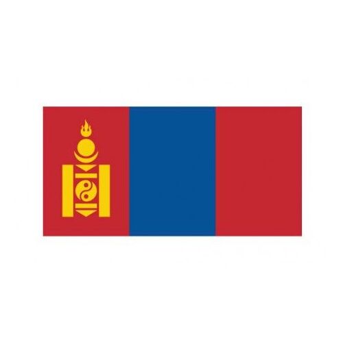 Autocollant Drapeau Mongolia Mongolie Sticker Flag - Taille : 8 Cm
