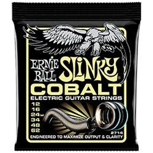 Ernie Ball 2714 - Slinky Cobalt 12-62 - Jeux De Cordes Pour Guitare Électrique