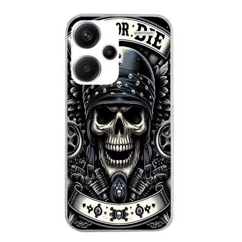 Coque Pour Redmi Note 13 Pro Plus 5g Motif Mort Motard