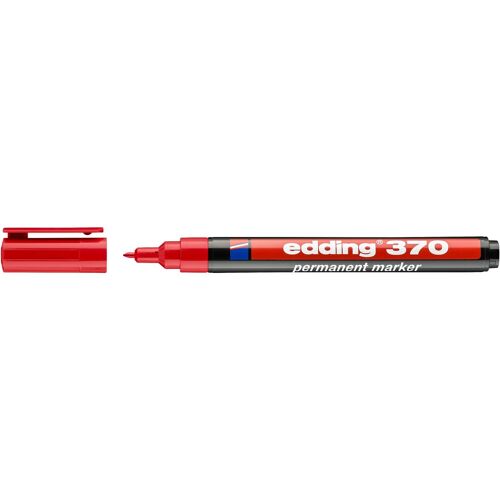 Edding Marqueur Permanent 370 Rouge 1 Mm