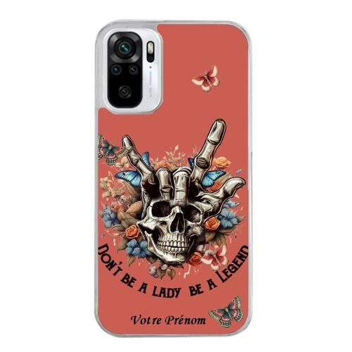 Coque Pour Redmi Note 10 4g Et 10s Motif Mort Legend Avec Prenom