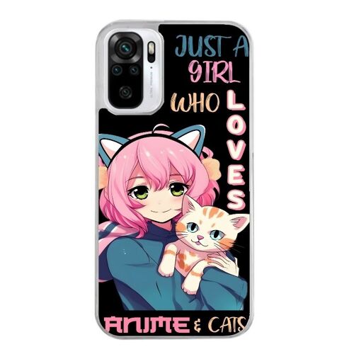 Coque Pour Redmi Note 10 4g Et 10s Motif Anime Et Chat