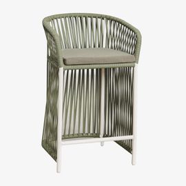 Tabouret Haut De Jardin Sophie Vert Militaire Clair ¿65 Cm