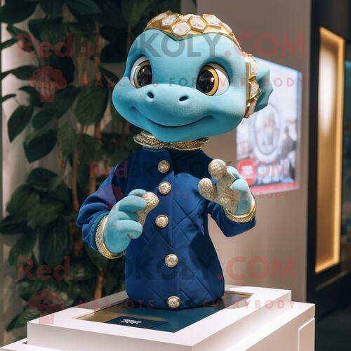 Bracelet Costume De Mascotte Redbrokoly Personnage Habillé D'un Col Roulé Et D'épinglettes