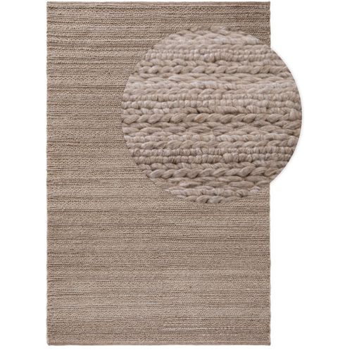 Tapis De Laine Dina Beige 120x170 Cm - Tapis Nature