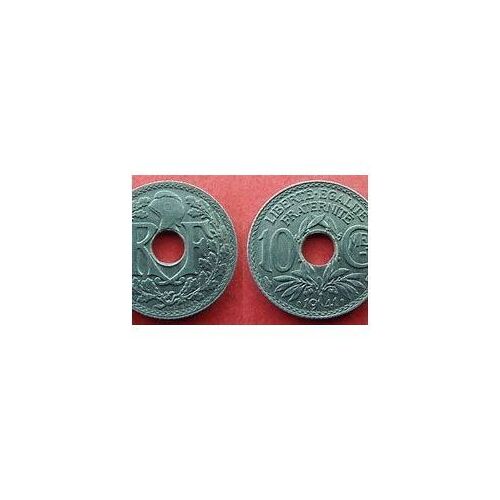 Pièce 10 Centimes - Trouée
