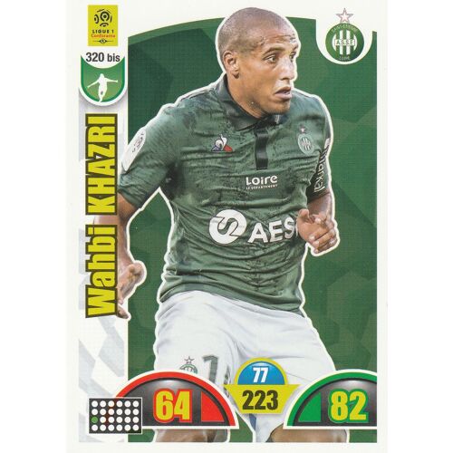 N° 320 Bis - Carte Adrenalyn Xl 2018 / 2019 - Wahbi Khazri - Saint Etienne