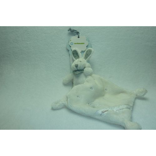 DOUDOU LAPIN PELUCHE AVEC MOUCHOIR VERTBAUDET