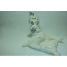 DOUDOU LAPIN PELUCHE AVEC MOUCHOIR VERTBAUDET