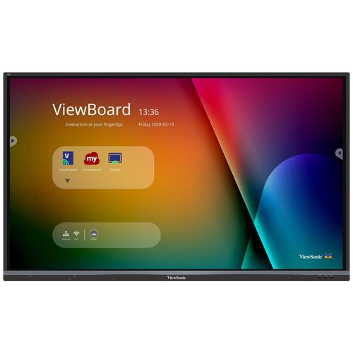 ViewSonic ViewBoard IFP6550-5 - 65" IFP50-5 Series écran LCD rétro-éclairé par LED - interactive - avec écran tactile (multi-touch) / capacité PC en option (slot-in) - 4K UHD...