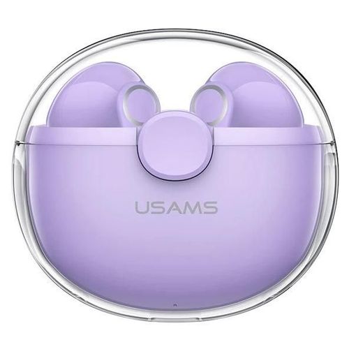 USAMS BU Series BU12 - Écouteurs sans fil avec micro - intra-auriculaire - Bluetooth - violet