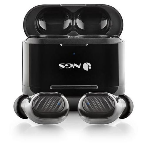 NGS Artica Duo - Écouteurs sans fil avec micro - in-ear / ear-bud - Bluetooth - noir