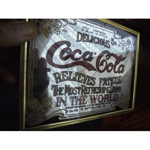 Cadre Miroir Coca-Cola - 15,5 X 20,5 Cm